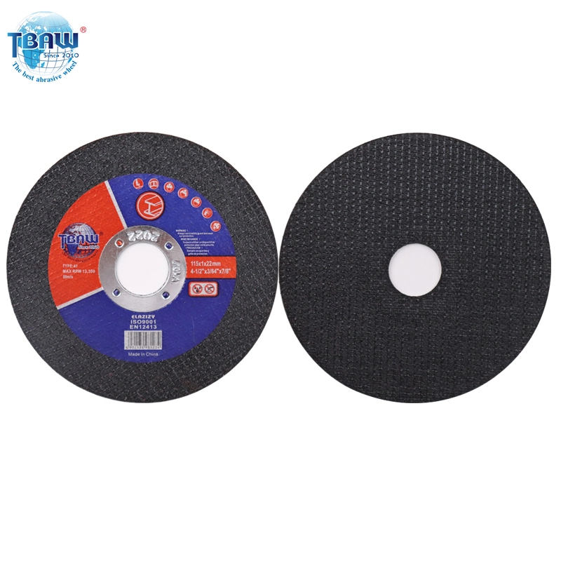 100 / 105 / 107 / 115 / 125 / 150 / 180 / 230 / 300 / 350 / 400 mm Aluminum Oxide Black / Green / Red / Yellow Cutting Wheel