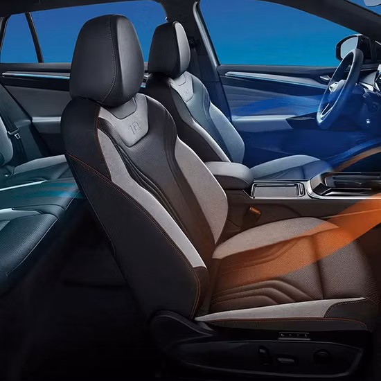 Neuartiges umweltfreundliches Elektrofahrzeug, gebrauchter VW ID4 Crozz mit 0-km-EV-Auto